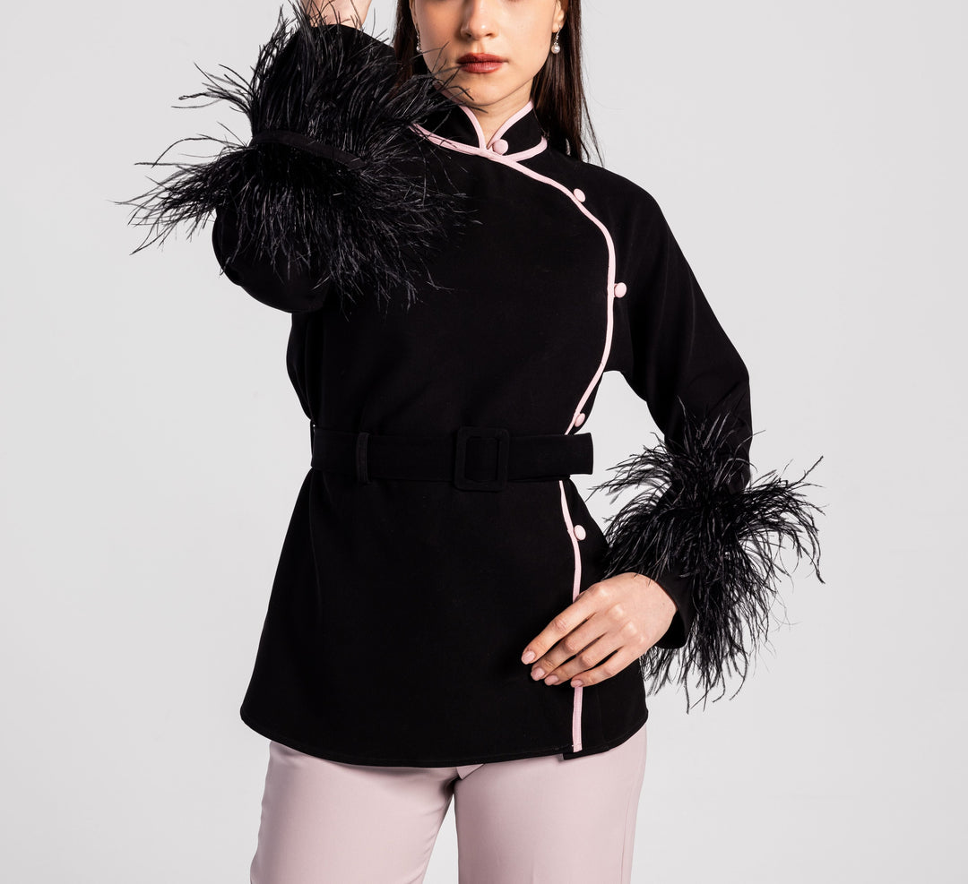 Feather Suit Set