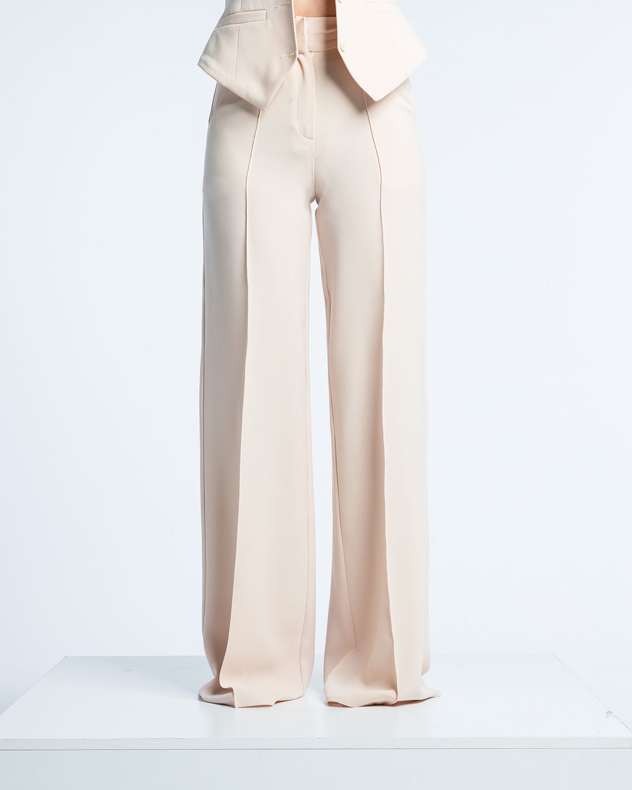 HIGH RISE WIDE LEG TROUSERS  Moonmains GCC
