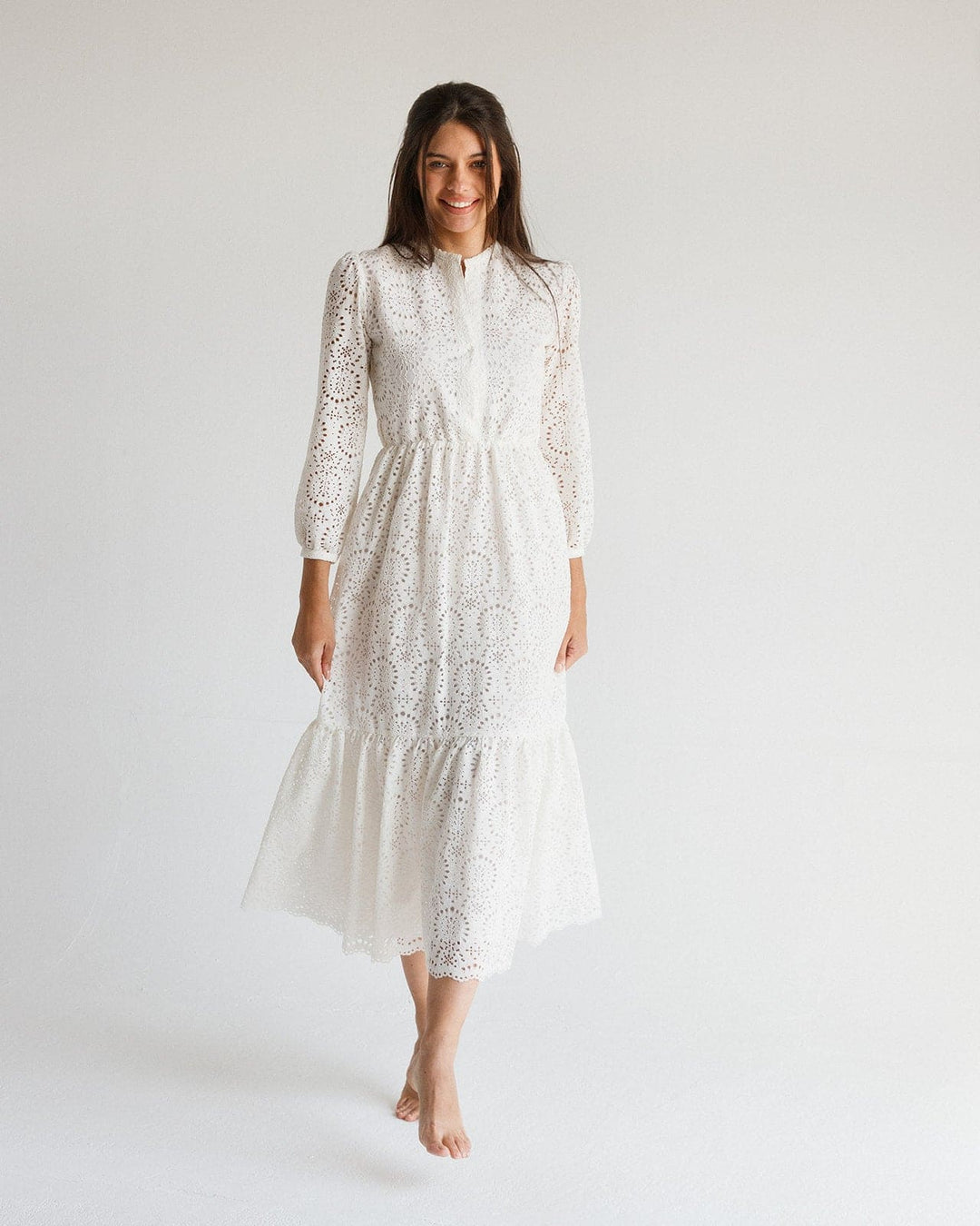 MAXI EMBROIDERY DRESS