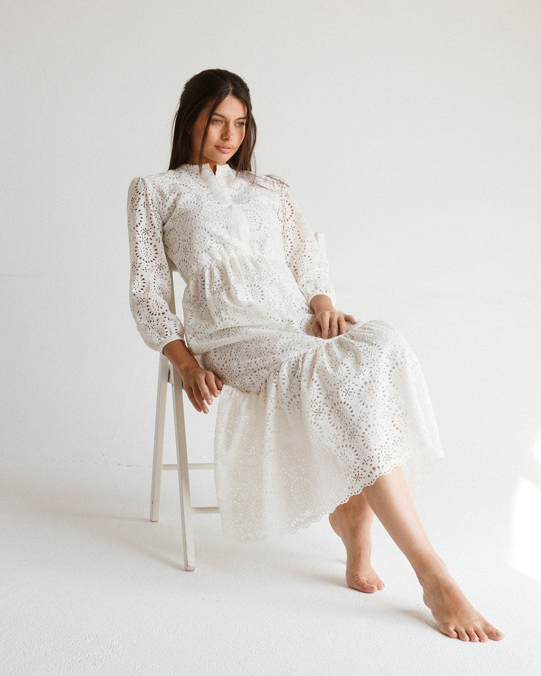 MAXI EMBROIDERY DRESS