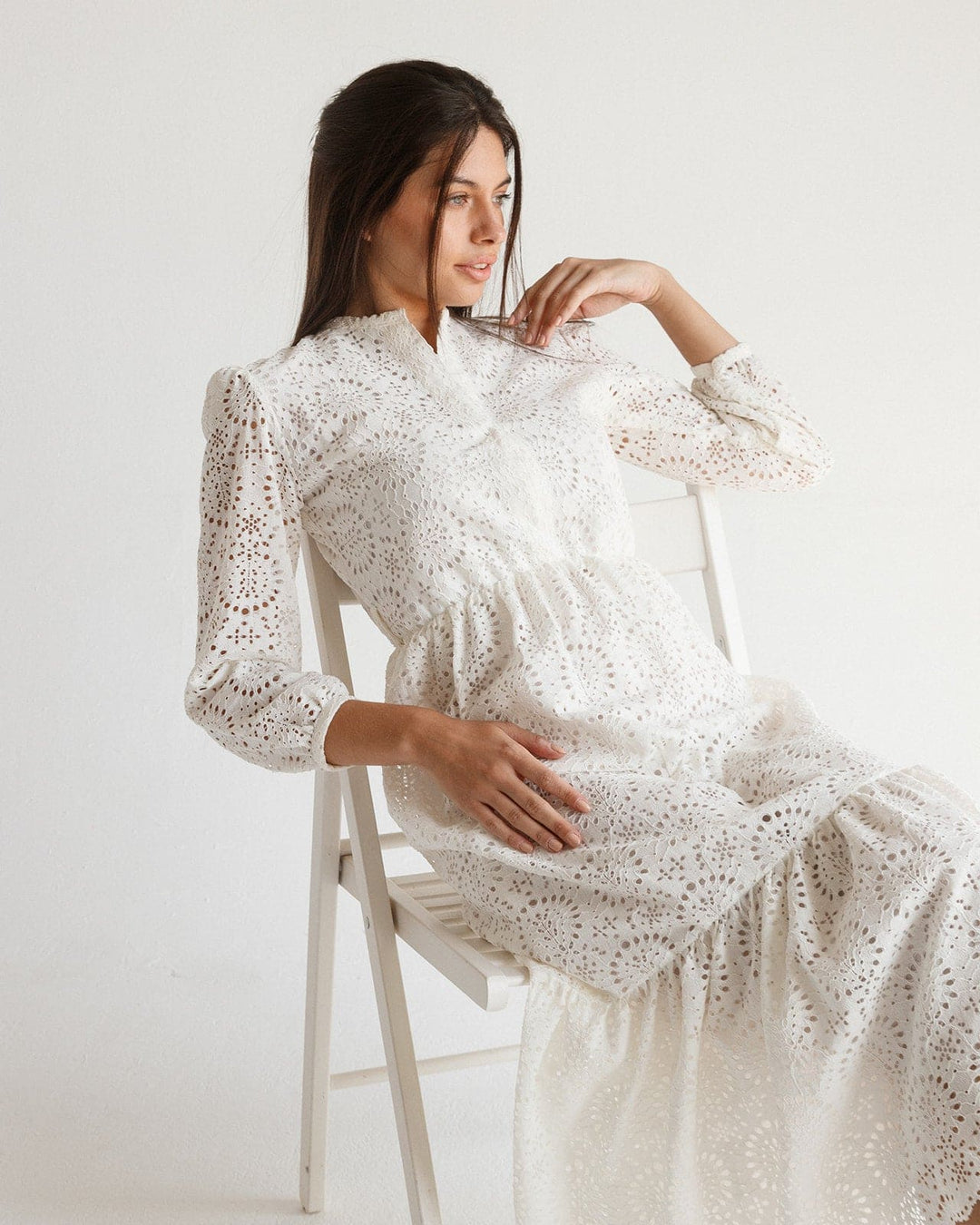 MAXI EMBROIDERY DRESS