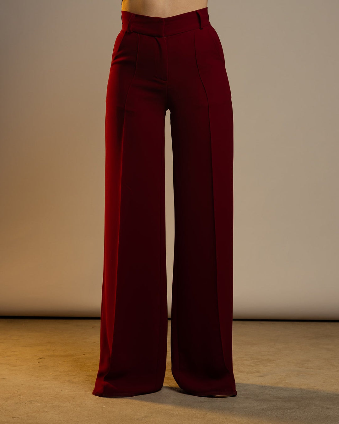 HIGH RISE WIDE LEG TROUSERS