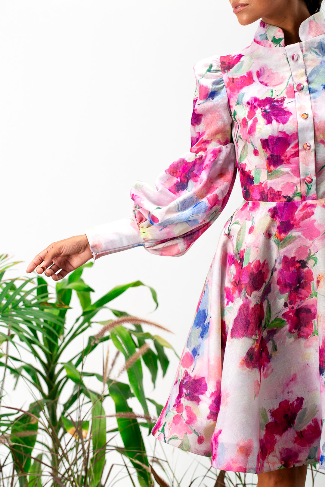 Liora long sleeves Mini Dress