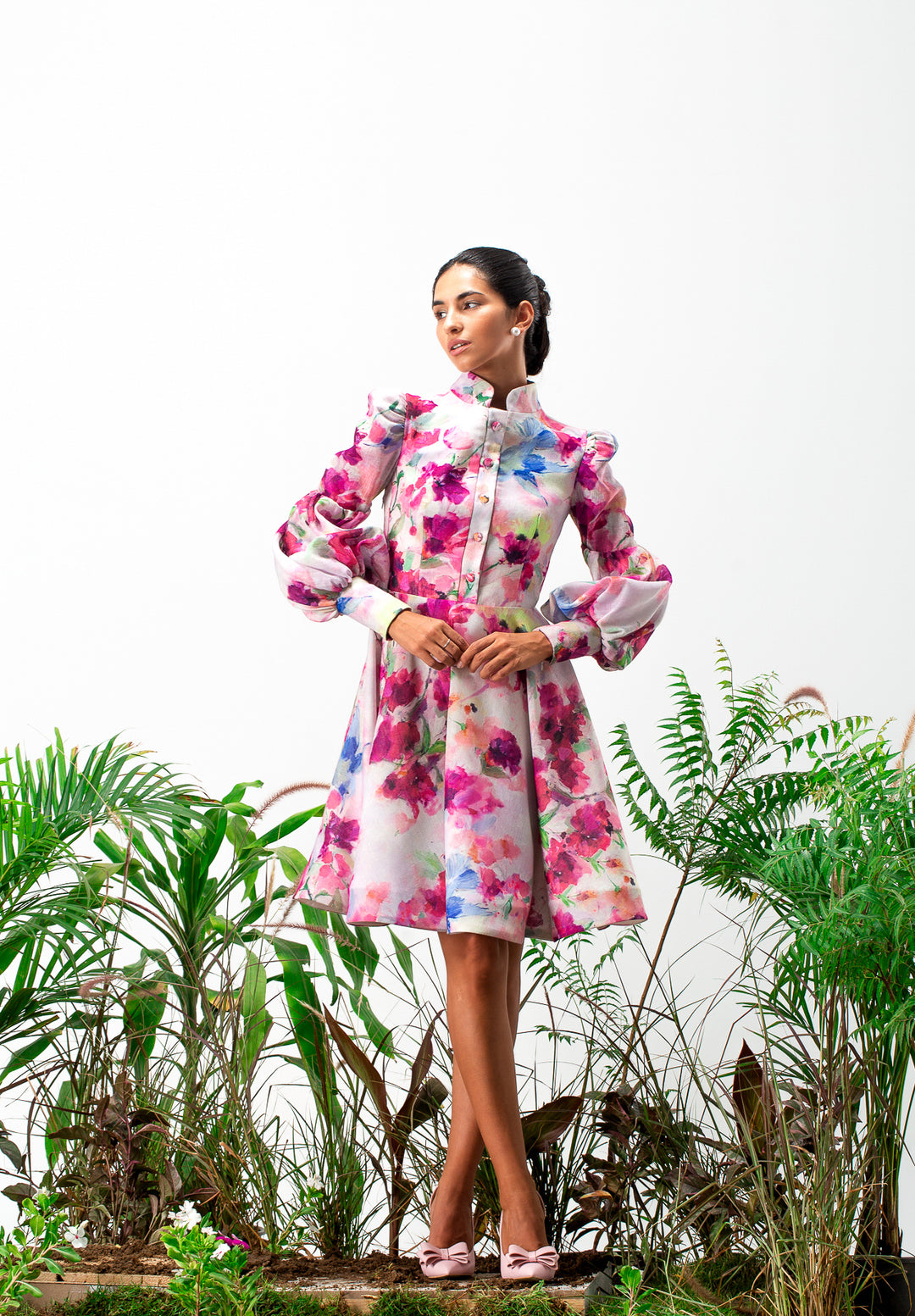 Liora long sleeves Mini Dress