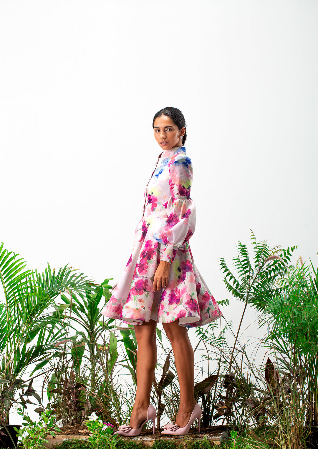 Liora long sleeves Mini Dress