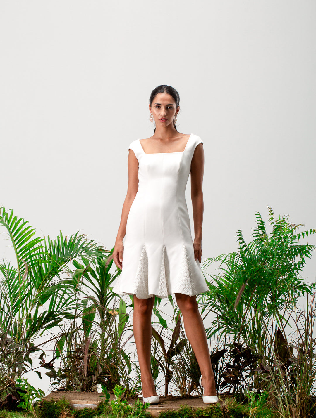 Lace Hem Dress