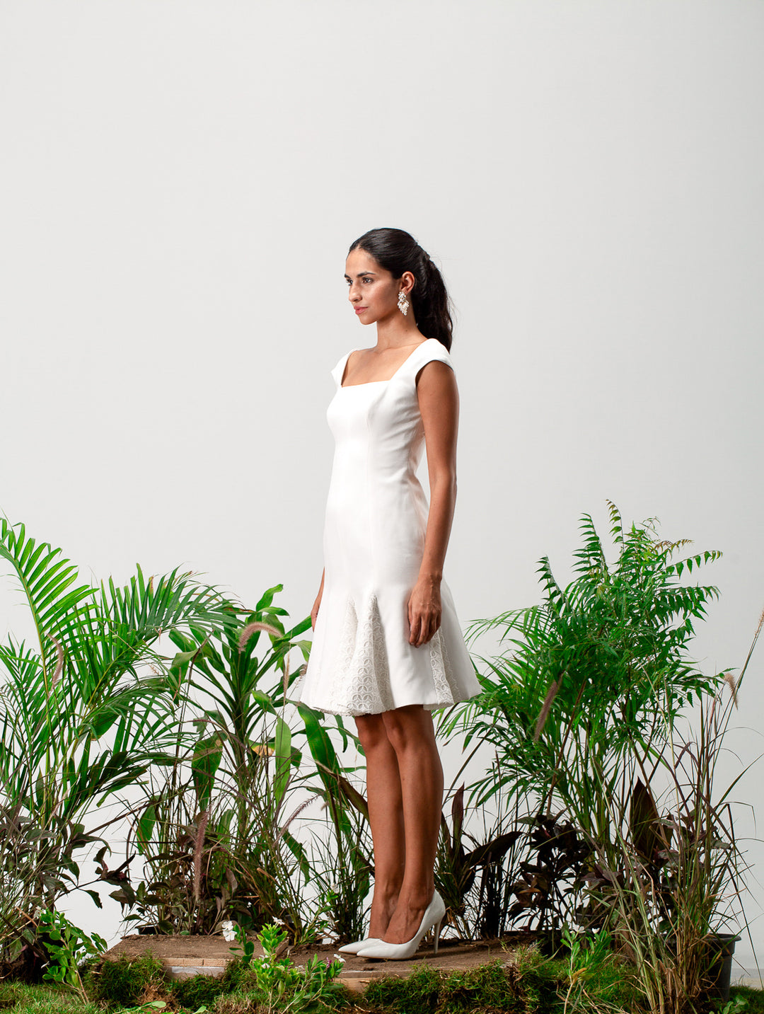Lace Hem Dress