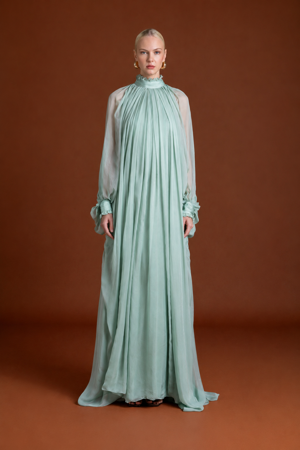 Perla Chiffon Maxi Dress