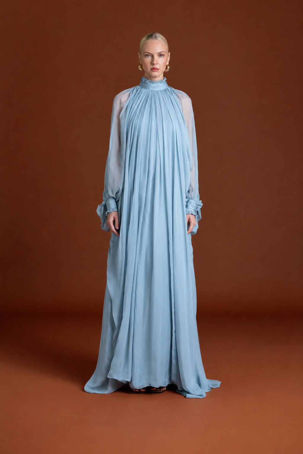 Perla Chiffon Maxi Dress