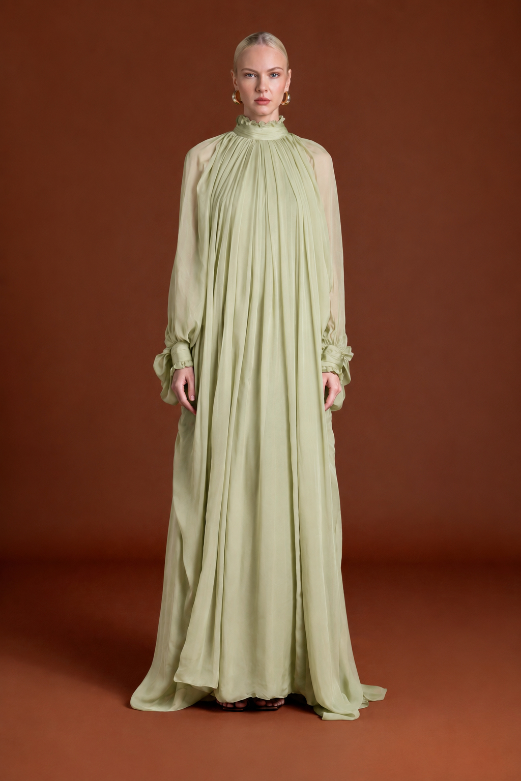 Perla Chiffon Maxi Dress