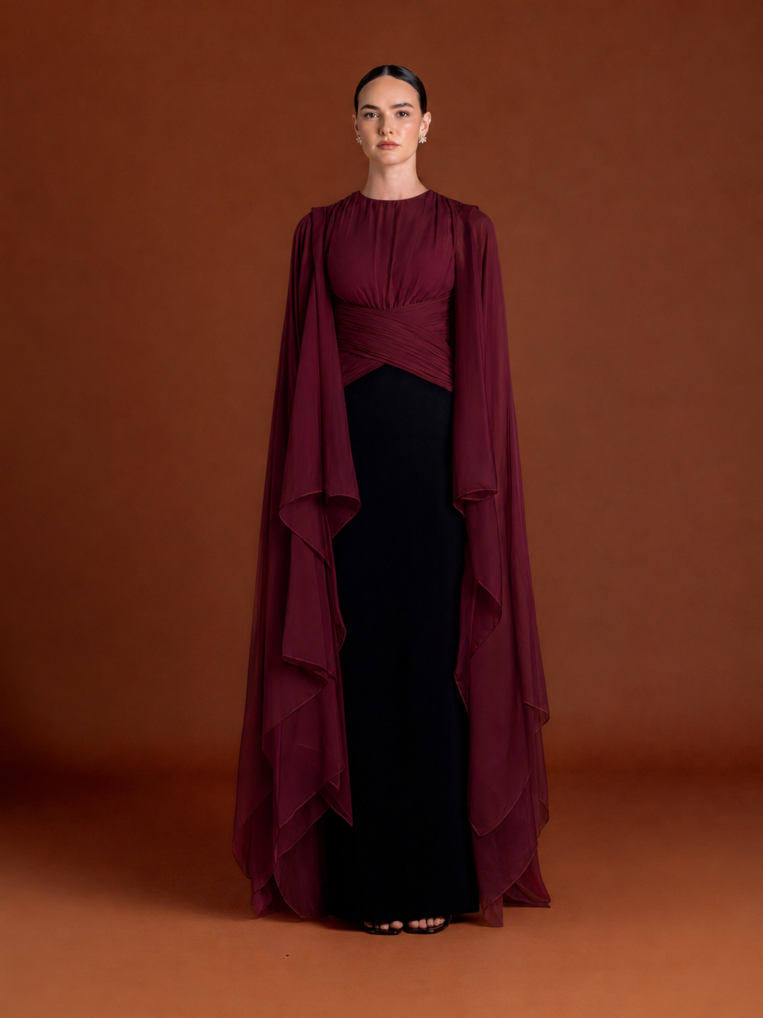 Peach Auriel Bloom Gown
