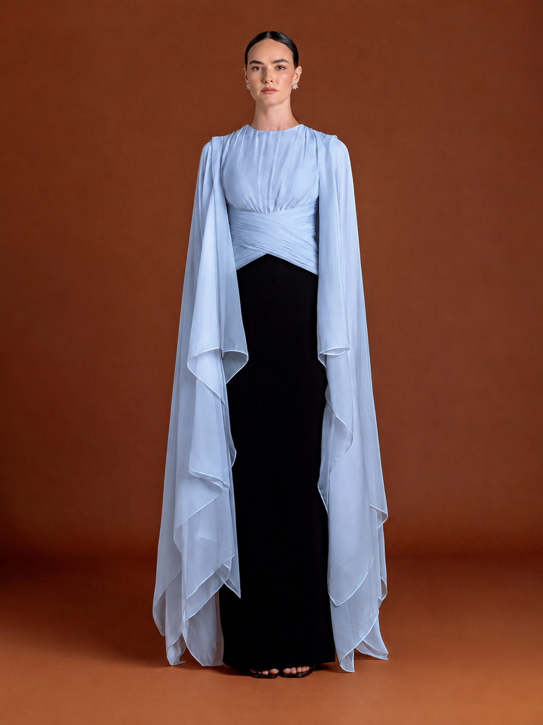 Peach Auriel Bloom Gown