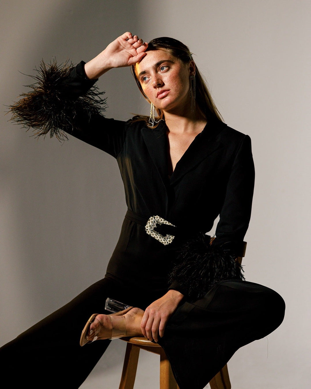 Feather Jumpsuit