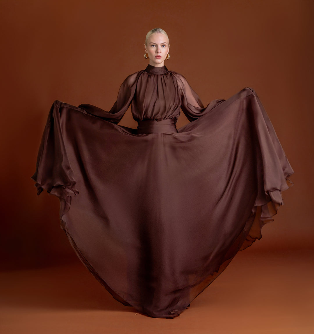 Jasmine Maxi Dress in Chiffon