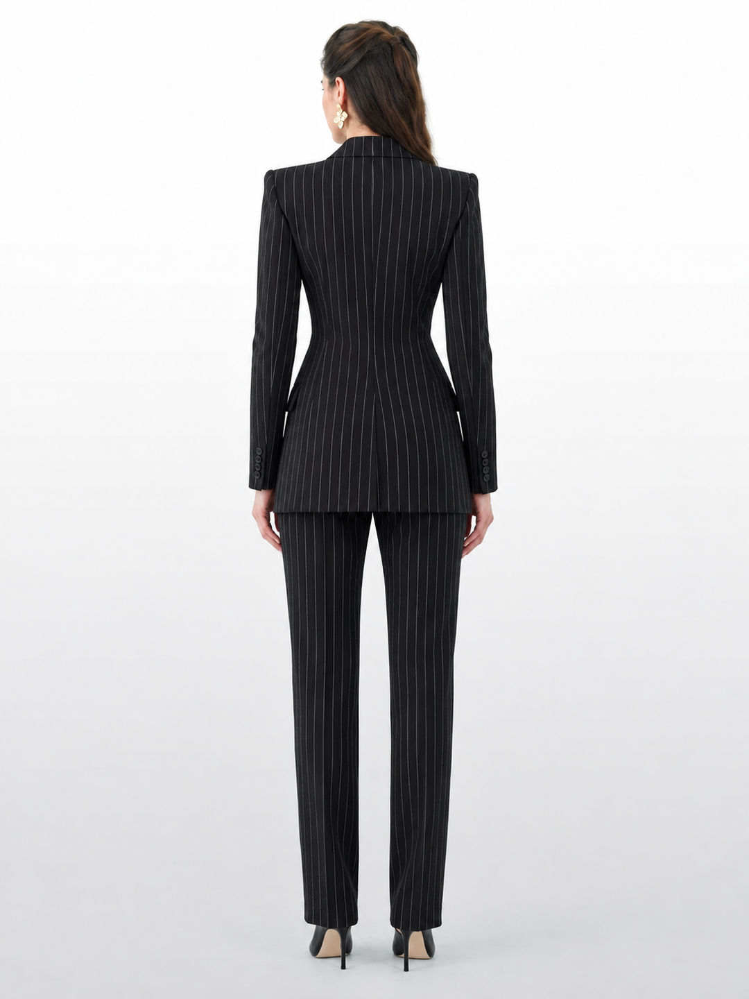 ANDRA NOIR PINSTRIPE SUIT