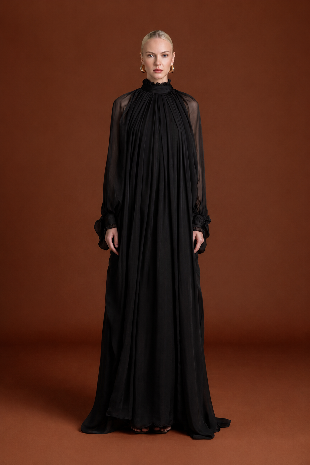 Perla Chiffon Maxi Dress