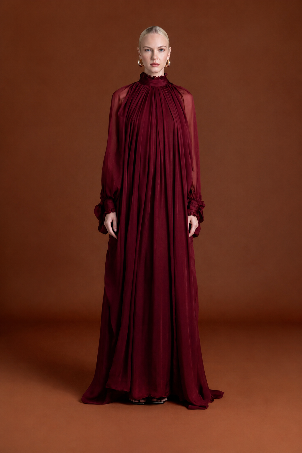 Perla Chiffon Maxi Dress