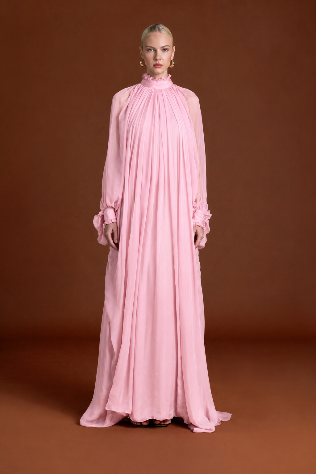 Perla Chiffon Maxi Dress