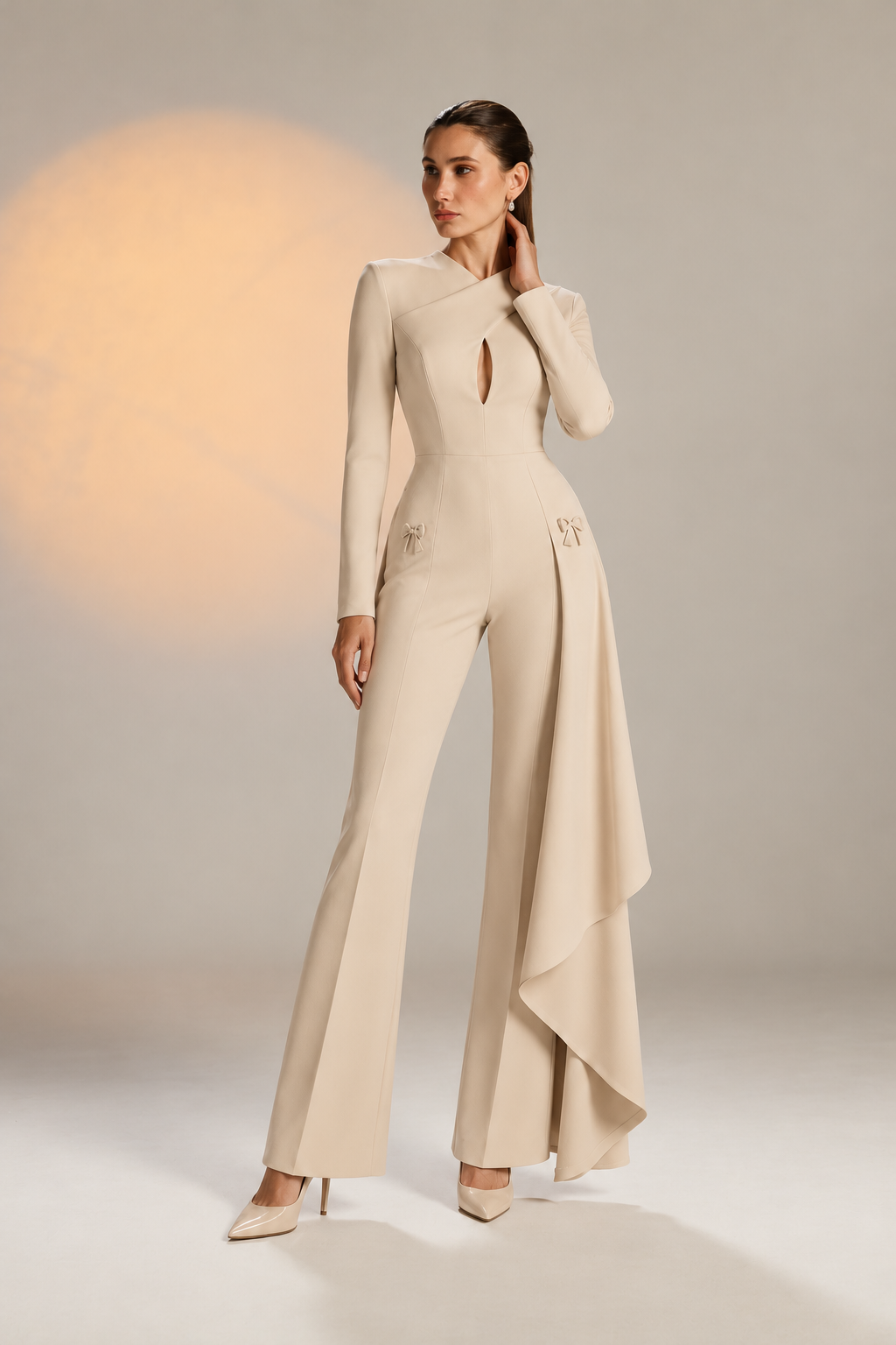 BLUSH PETAL JUMPSUIT