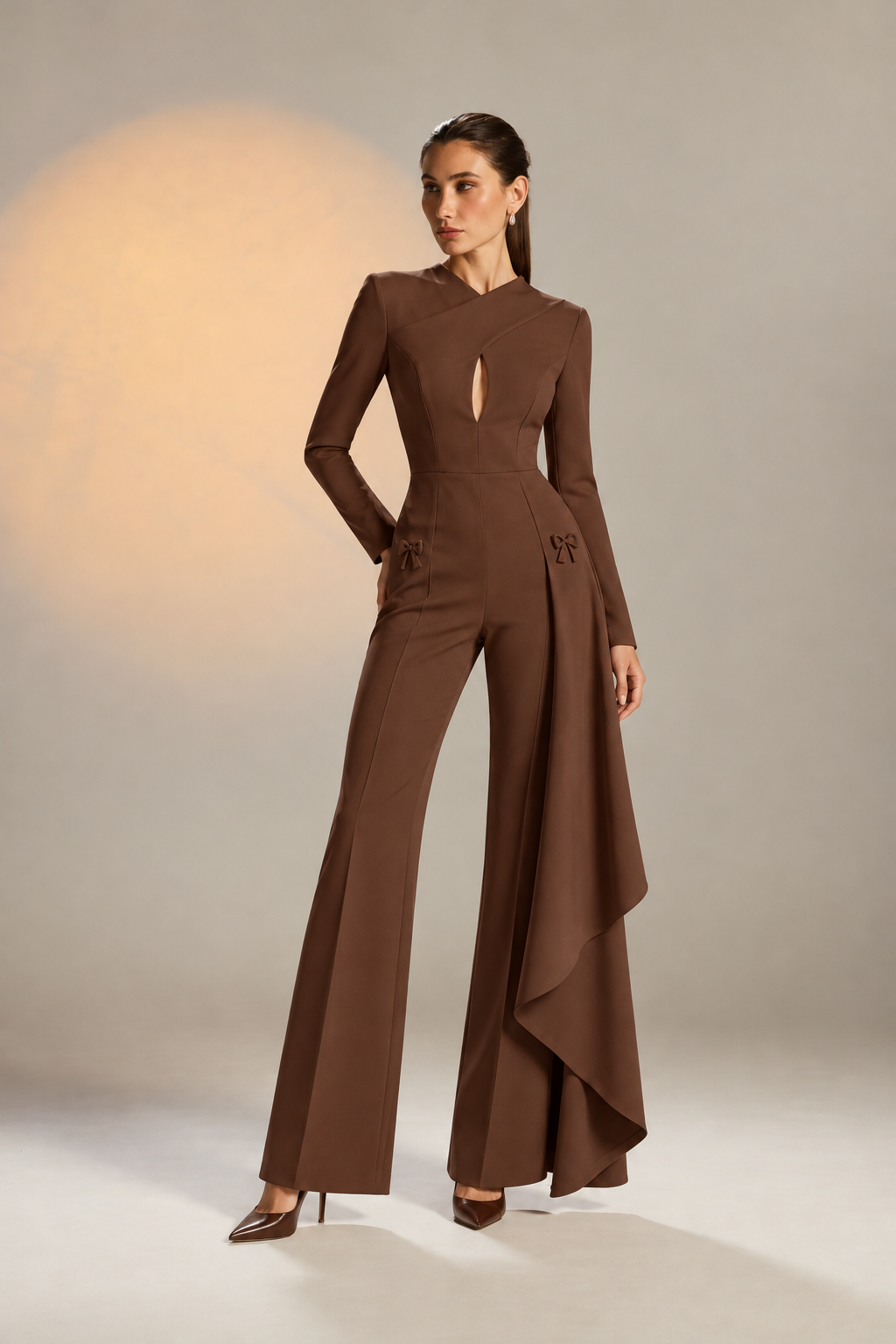 BLUSH PETAL JUMPSUIT