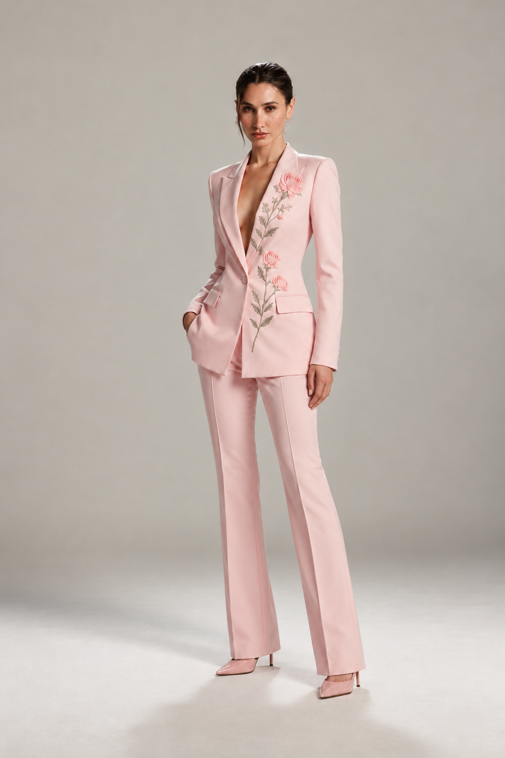 SIERRA EMBROIDERED TAILORED SUIT