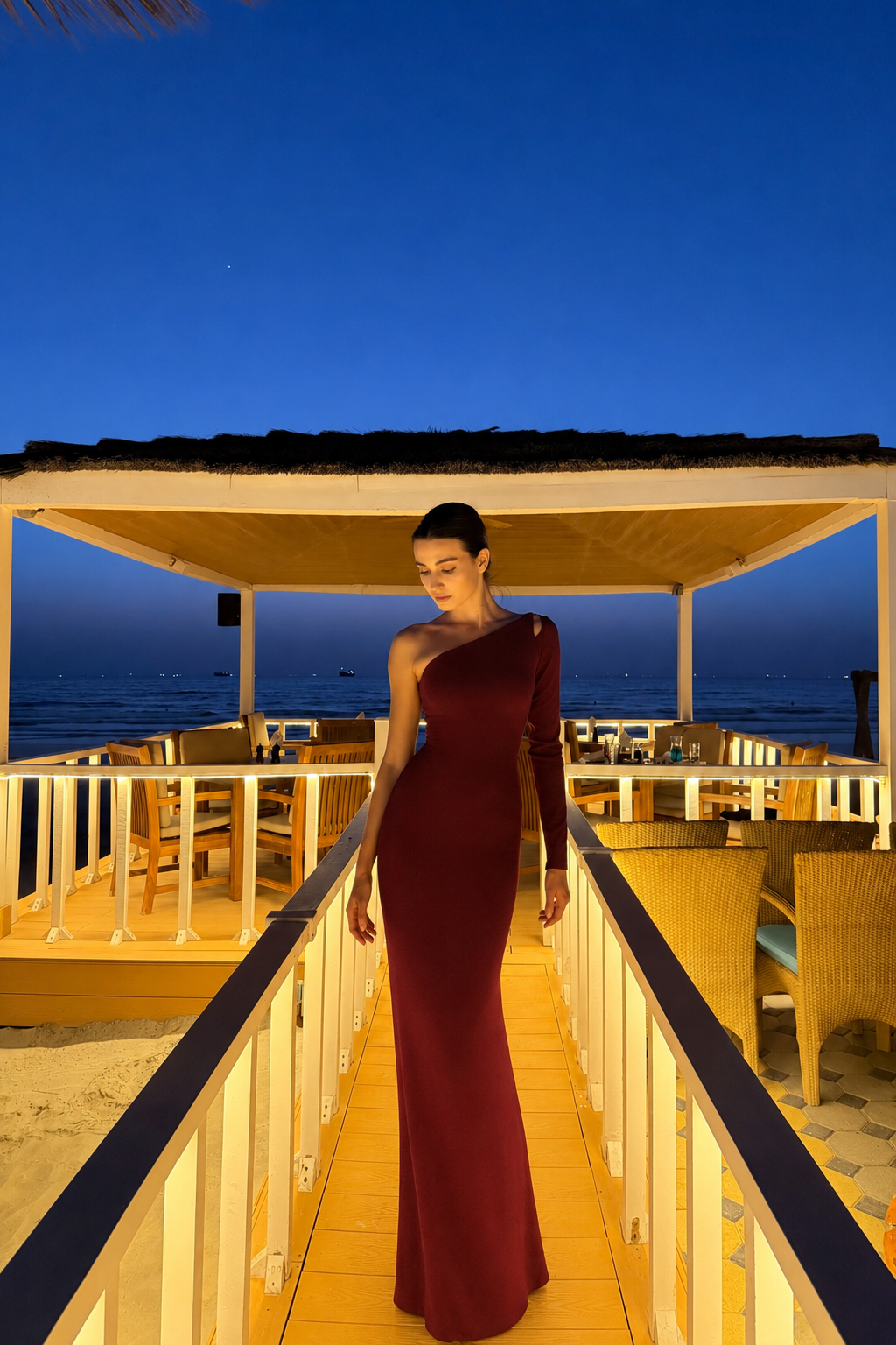 Valentina One-Shoulder Dress