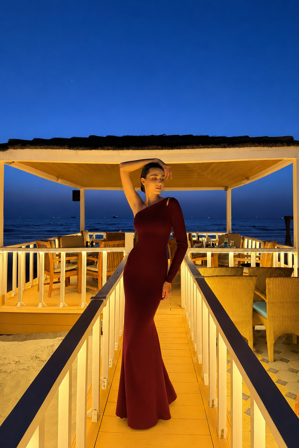 Valentina One-Shoulder Dress