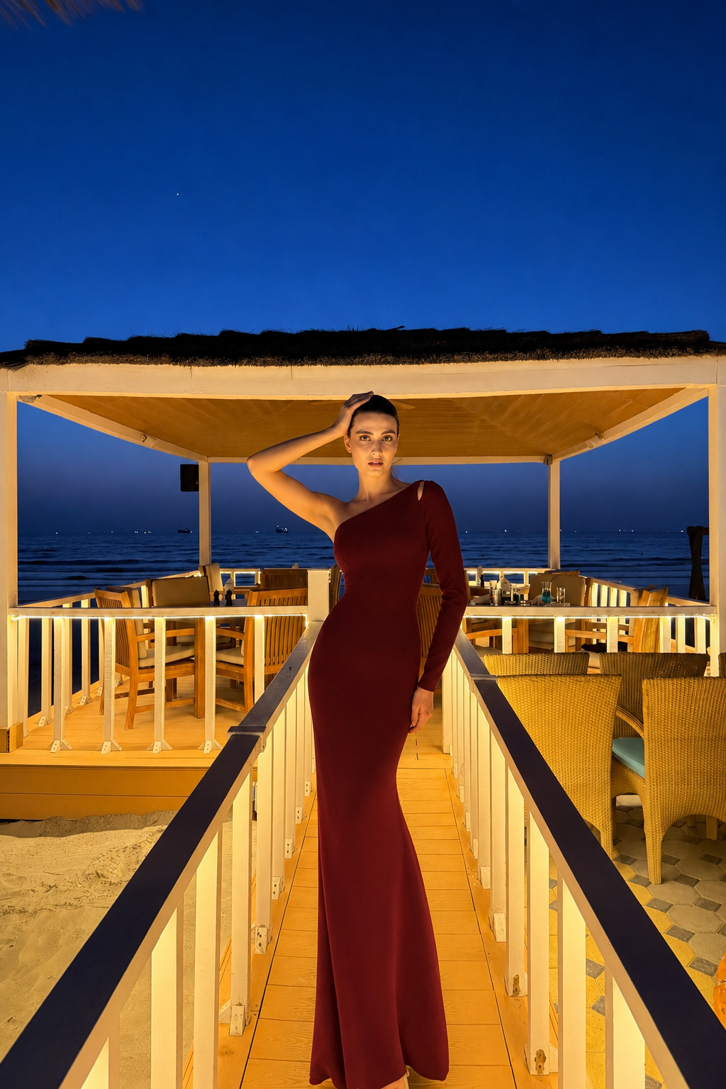 Valentina One-Shoulder Dress